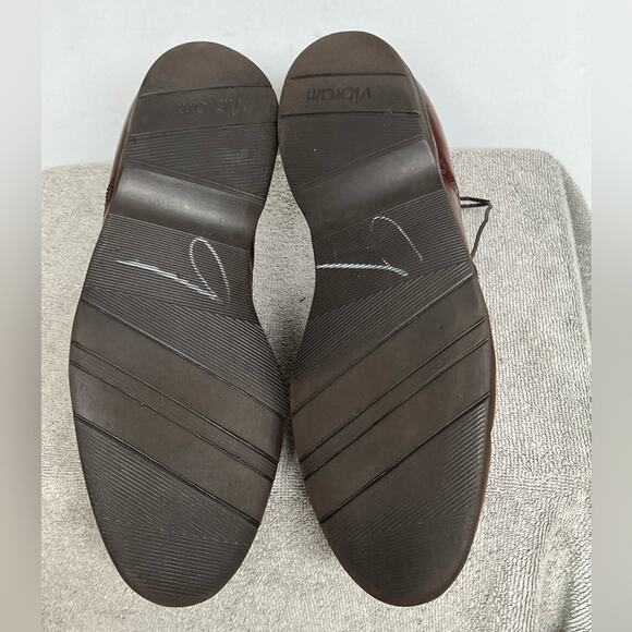 Footjoy Men's 10D Classic Dry Golf Shoes Style 55728 Made In USA Brown VIBRAM - Picture 7 of 10